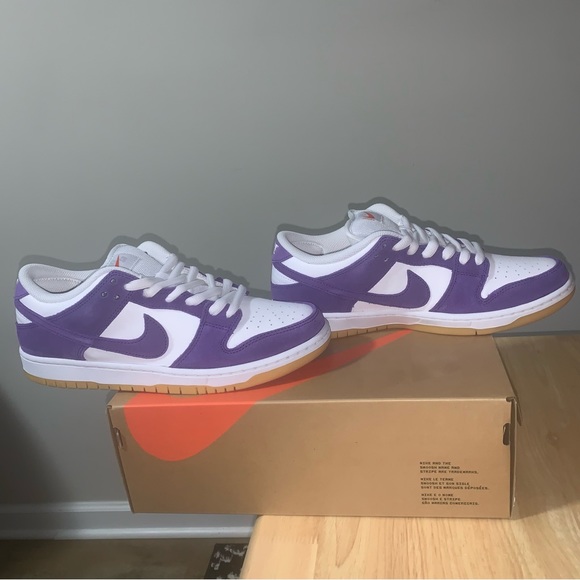 Nike Other - Nike SB Dunk Low Pro ISO Orange Label Court Purple Shoes
